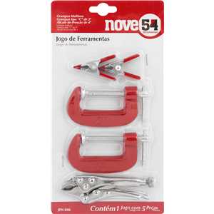 Jogo de ferramentas com 5 peças, JFN 046, NOVE54