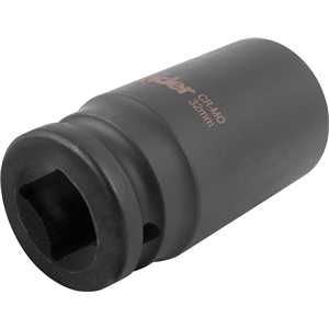 Soquete sextavado longo de impacto, 32 mm, encaixe de 3/4", VONDER