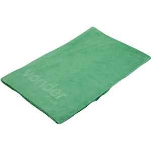 Toalha de microfibra, 40 cm x 60 cm, 400 g/m² (gsm), verde, VONDER PLUS