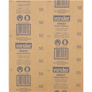Lixa folha, massa LMV 0057, grão 50, VONDER