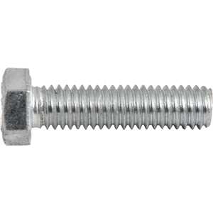 Parafuso sextavado zincado 3/8" x 1.1/2", UNC, rosca total, VONDER
