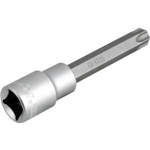 Soquete hexalobular macho longo, encaixe de 1/2", T55, VONDER