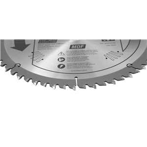 Lâmina de serra circular com dentes de metal duro, 185 mm x 20 mm, com 60 dentes, para MDF, VONDER