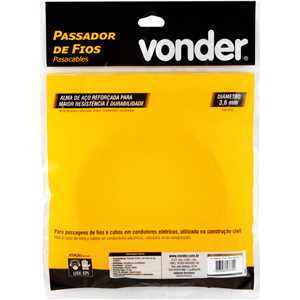 Passador de fios com 10 metros, com alma de aço, VONDER