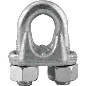 Clips para cabo de aço 7/8" - 22,20 mm, pesado, VONDER PLUS