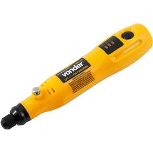 Microrretífica a bateria 3,6 V, fonte bivolt automático, com 24 acessórios, MBV 036, VONDER