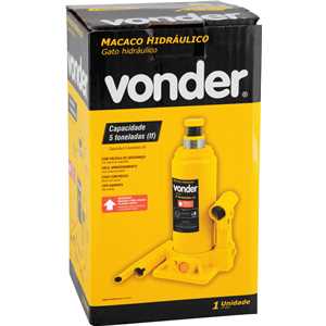 Macaco hidráulico tipo garrafa, 5 toneladas (5 tf) VONDER