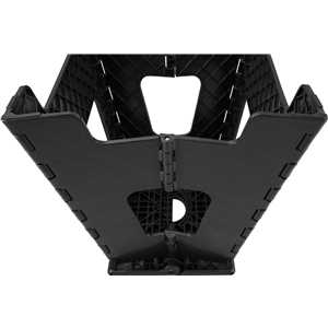 Banqueta plástica dobrável, preta, altura 360 mm, VONDER