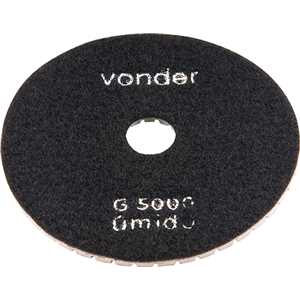 Disco de lixa diamantado com costado em pluma 4", grão 5000, VONDER