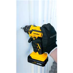 Parafusadeira/furadeira a bateria, 12 V, fonte de carregamento bivolt automática, PFV 112QR VONDER