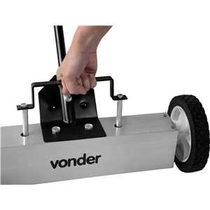 Pegador magnético 18" com rodas, VONDER