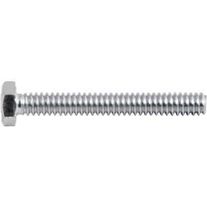 Parafuso sextavado zincado, 3/16" x 1.1/2", UNC, rosca total, VONDER
