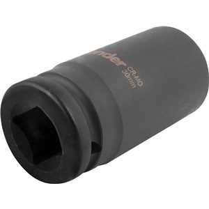 Soquete sextavado longo de impacto, 30 mm, encaixe de 3/4", VONDER