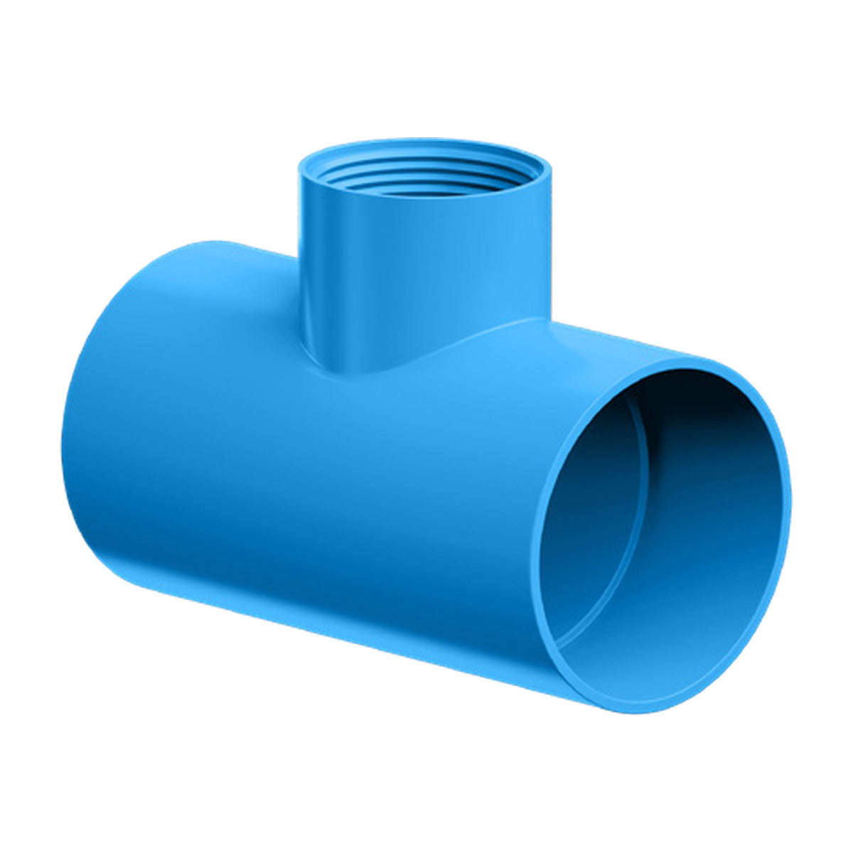 Tê com Rosca Irrigação PVC 50 mm x 1 pol PBS DVG Precon Tubozan