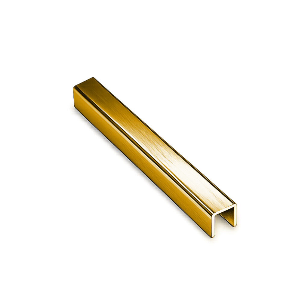 FILETE AL. Nº 1 OURO POLIDO 9,5 x 9,5 x 300 cm