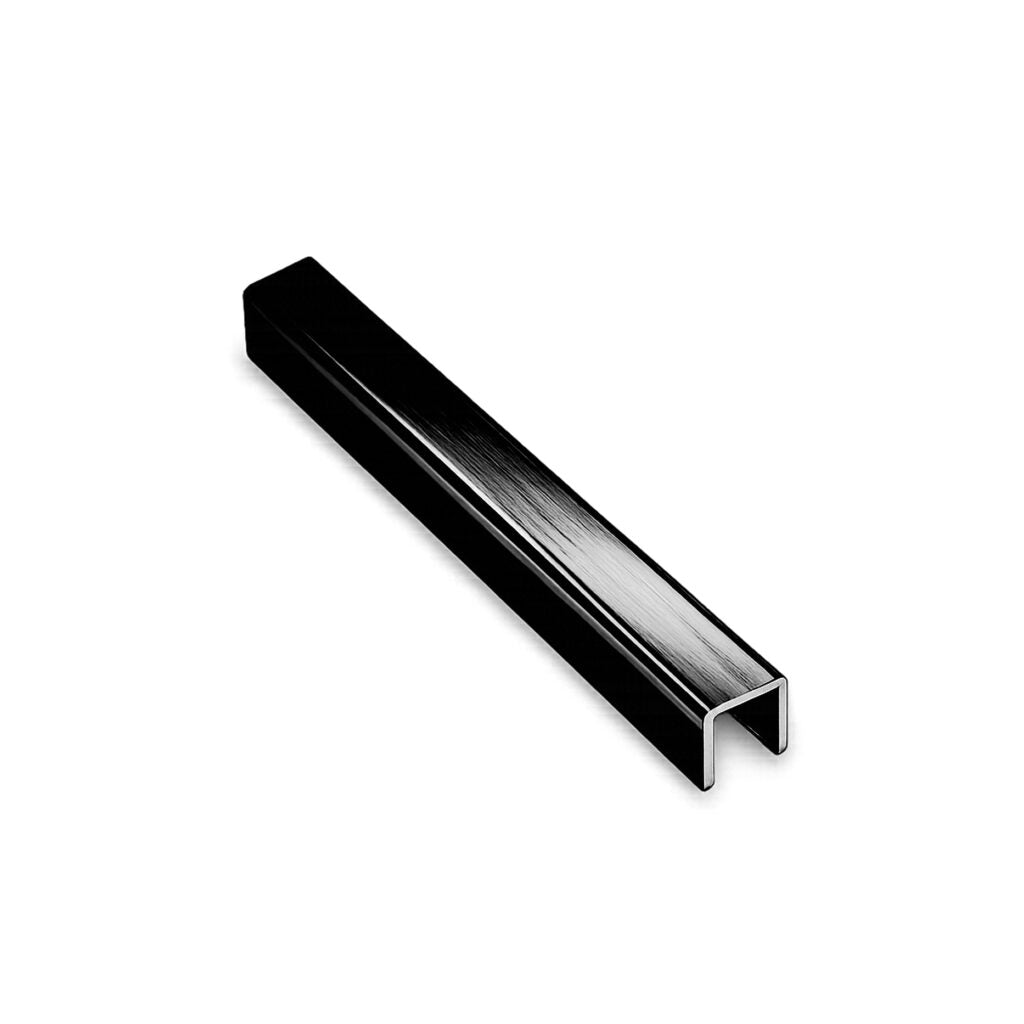 FILETE AL. Nº 1 PRETO POLIDO 9,5 x 9,5 x 300 cm