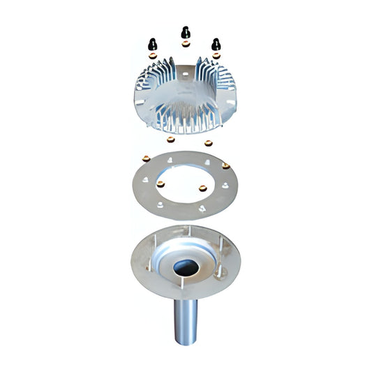 Captador Pluvial em Aço Inox com Flange para Calha com Membrana PAM Saint-Gobain