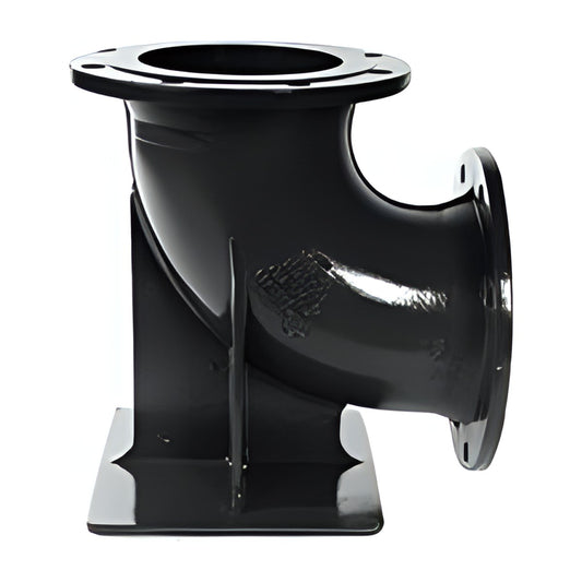 Curva 90° com Flanges e Pé PAM Saint-Gobain