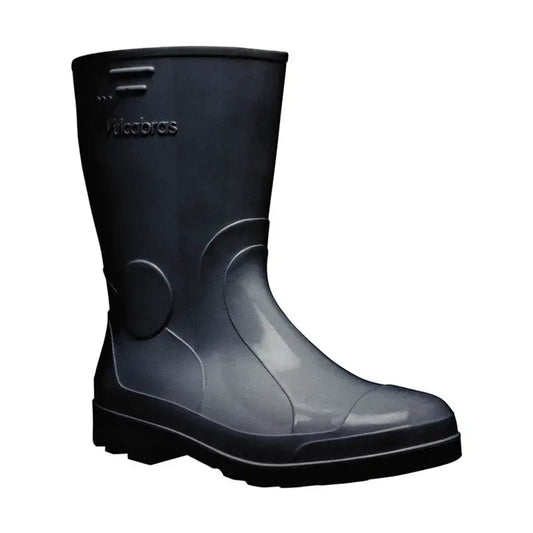 Bota Vulcabras Preta Pvc Cano Médio C/Forro 38
