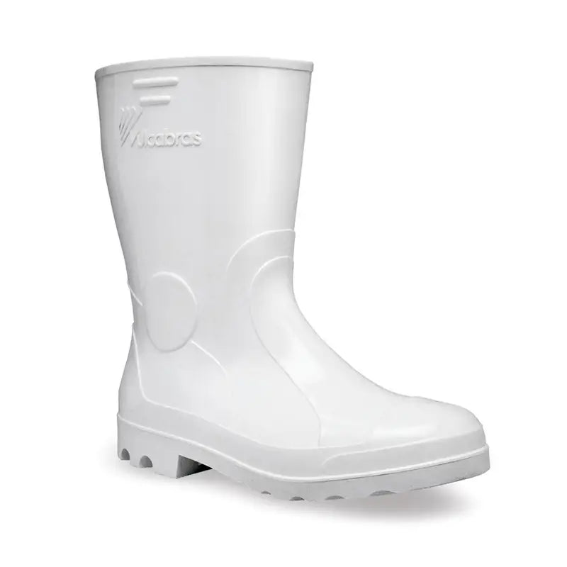 Bota Vulcabras Branca Pvc Cano Médio S/Forro 44/45