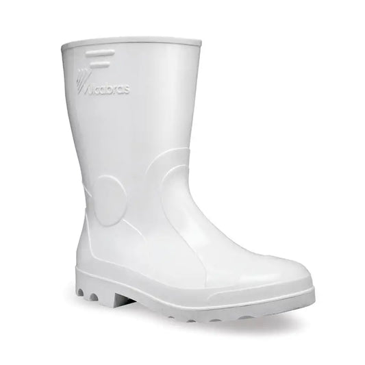 Bota Vulcabras Branca Pvc Cano Médio S/Forro 44/45