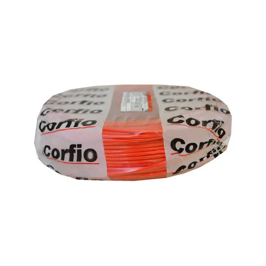 Fio Sólido 4,00Mm Vermelho Corfio 100M