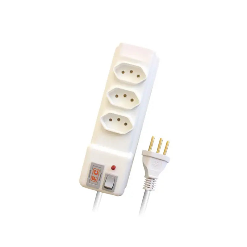 Filtro Linha 3 Tomadas Bivolt Fc Branco