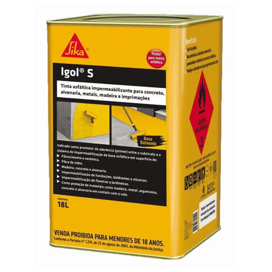 Impermeabilizante Asfalto Igol S 18L Primer