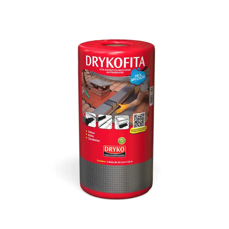 Impermeabilizante Fita 0,30X10m Dryko Alumínio Rolo
