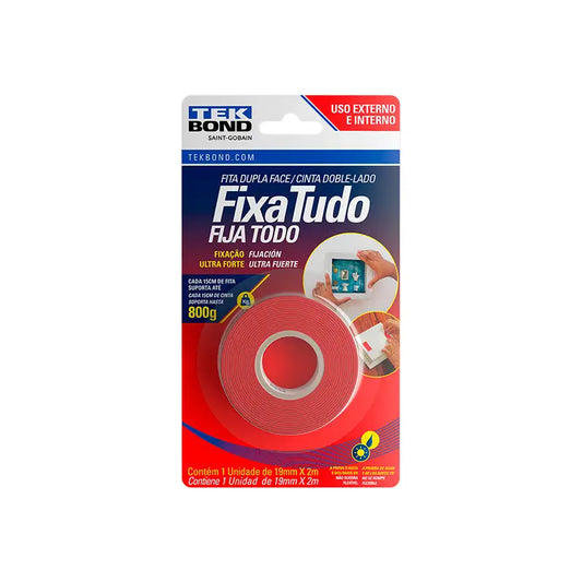 Fita Dupla Face Banana 19X2m Exterior Tekbond