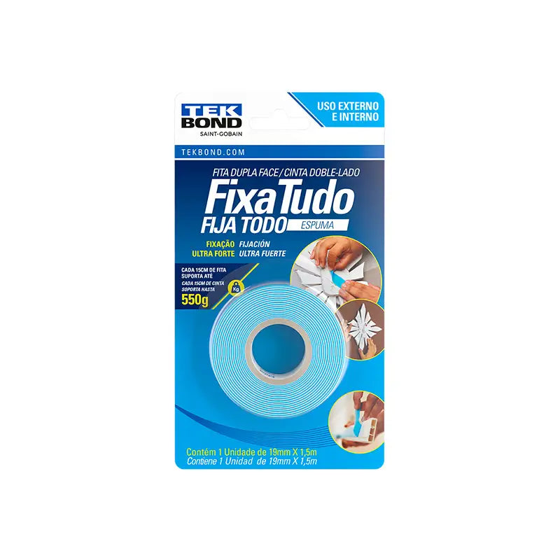 Fita Dupla Face Banana 19X1,5 Tekbond En