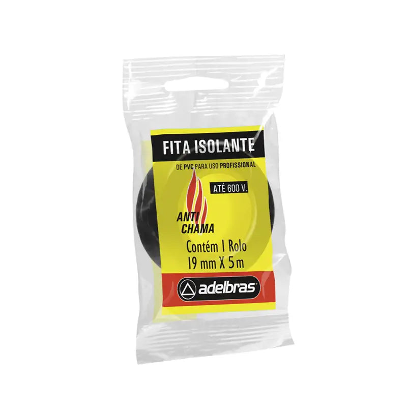 Fita Isolante 5Mx19mm Pvc Adelbras C60