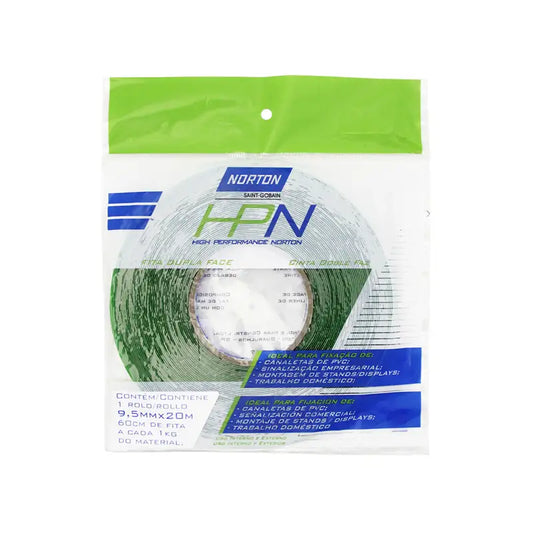 Fita Duplaface Transparente 9,5X20m Norton