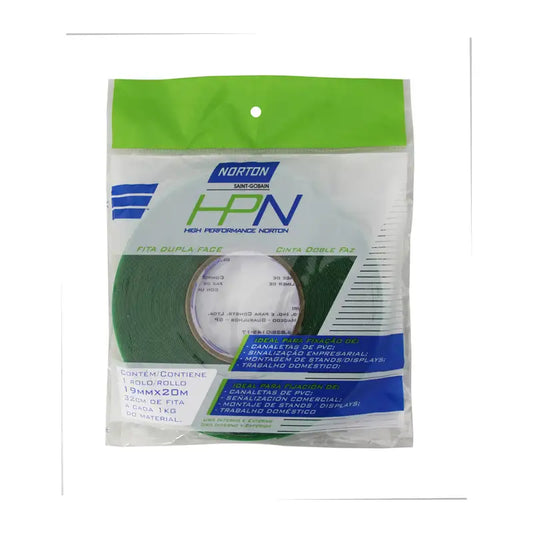 Fita Dupla Face Transparente 19X20m Norton