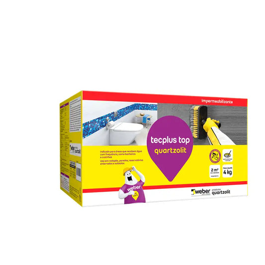 Impermeabilizante Caixa D'água 4Kg Quartzolit Top