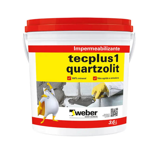 Impermeabilizante Argamassa 3,6L Quartzolit Plus