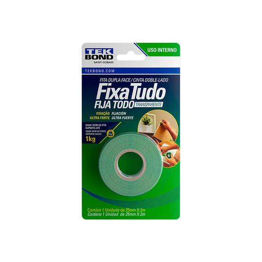 Fita Dupla Face Banana 25X2 Interior Tekbond