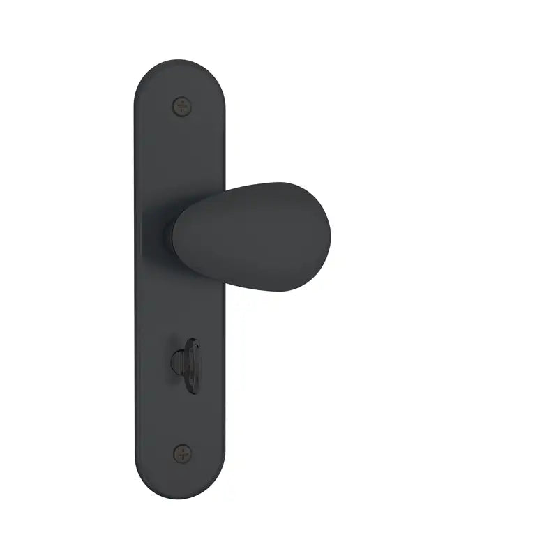 Fechadura Banheiro Golf Preto Fosco 824010 Stam