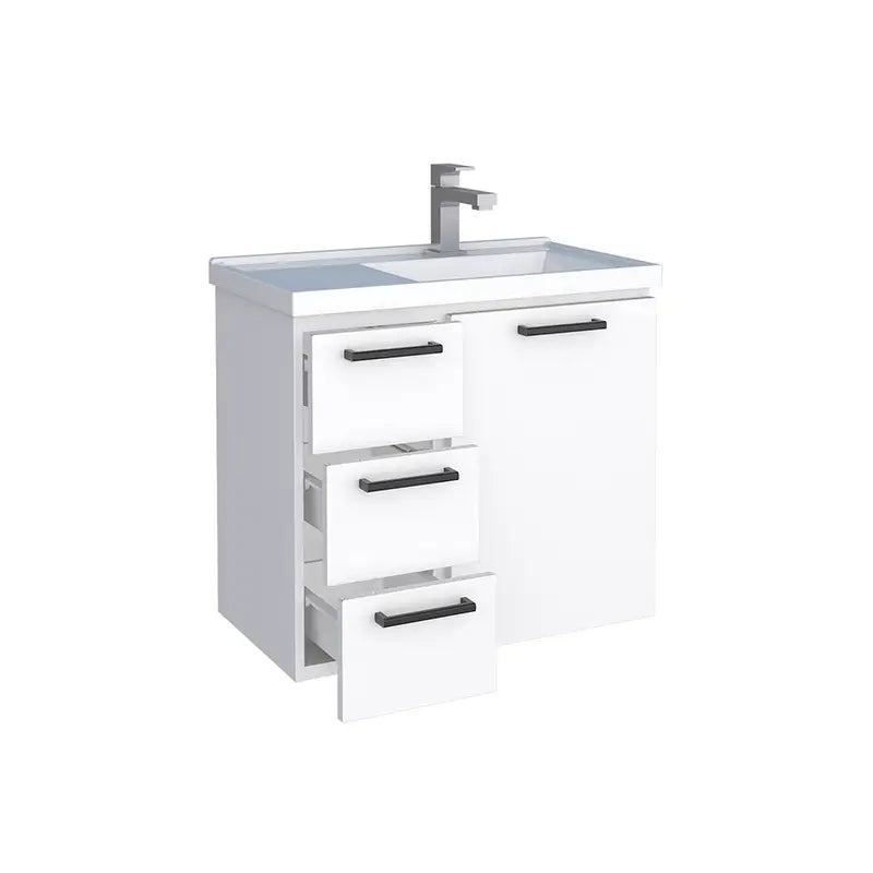Gabinete Banheiro 57X60x35 Aço Ameixa Cozimax