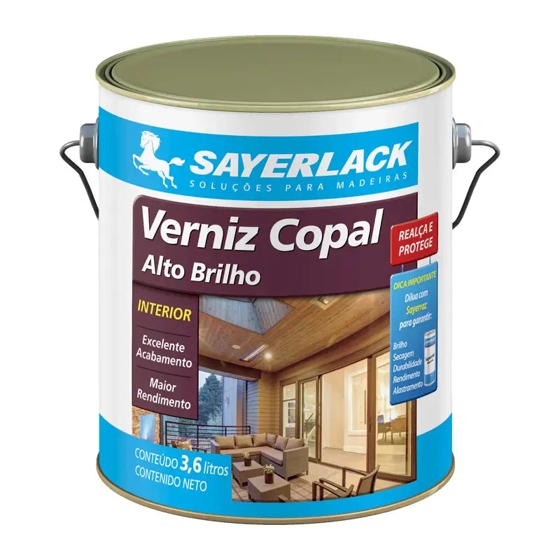 Verniz Copal Incolor Brilhante 4X3,6 Sayerlack