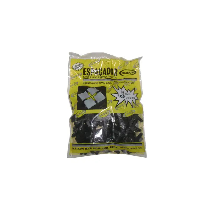 Espaçador Azulejo E Piso 5,0Mm Preto Meikon