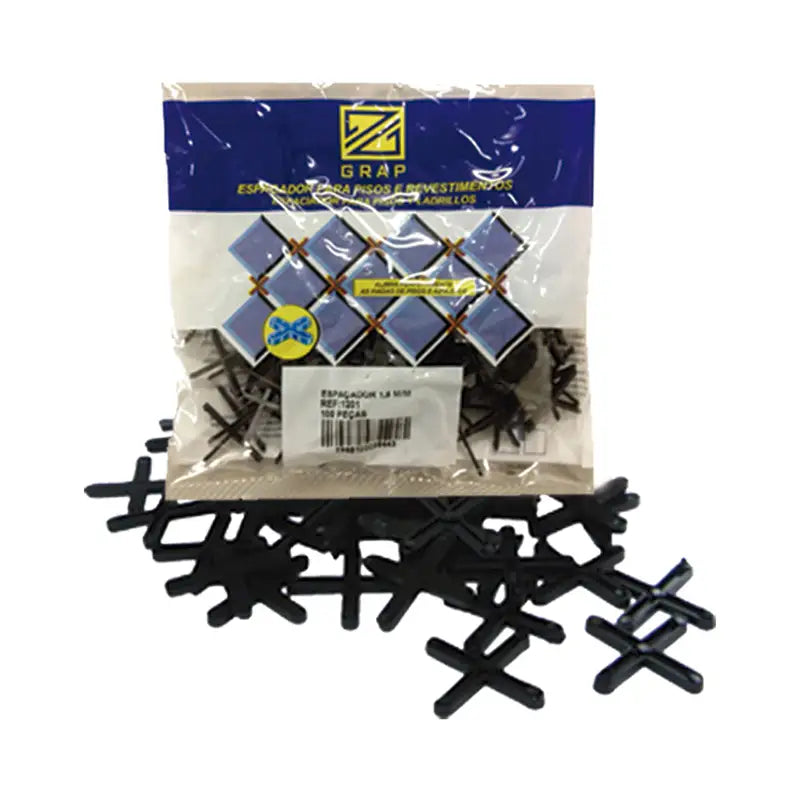 Espaçador Azulejo E Piso 5,0Mm Preto Grap