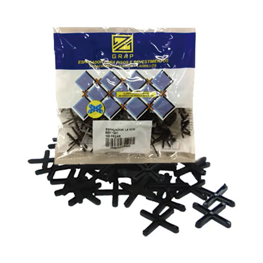 Espaçador Azulejo E Piso 5,0Mm Preto Grap
