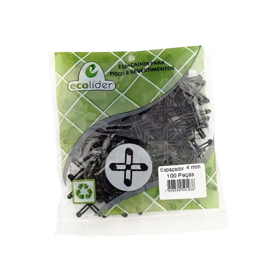Espaçador Azulejo E Piso 4Mm Preto Eco