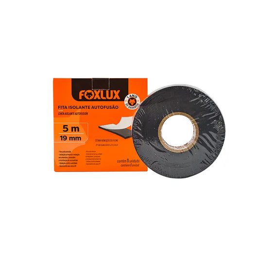 Fita Isolante 5Mx19mm Auto Fusão Foxlux