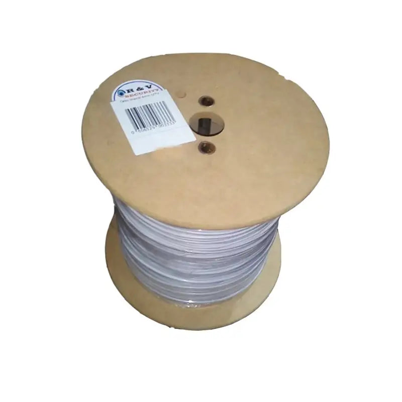 Fio Coaxial Circular (Câmera) Branco 300M