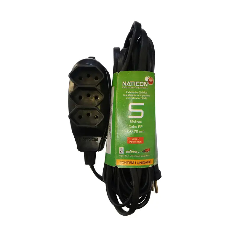 Extensão 05M Pp 2P+T 3 Saídas Naticon
