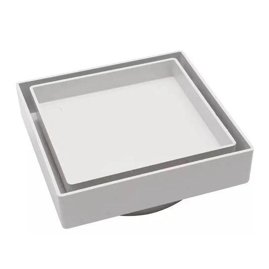 Ralo Invisível 15X15cm Branco Sslares C6