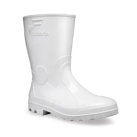 Bota Vulcabras Branca Pvc Cano Médio S/Forro 36
