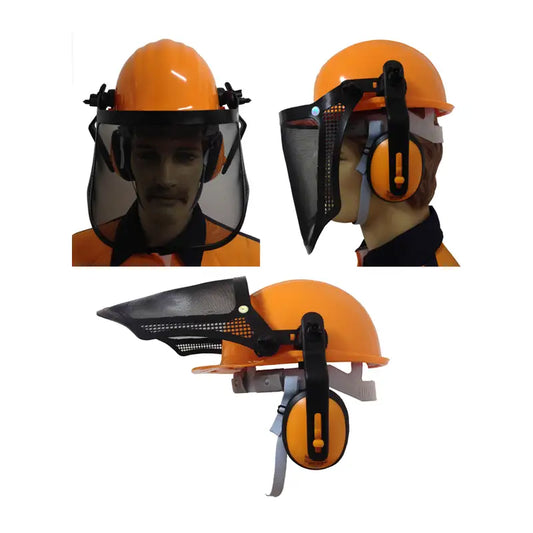 Capacete Segurança C/Protetor Facial/Abafador